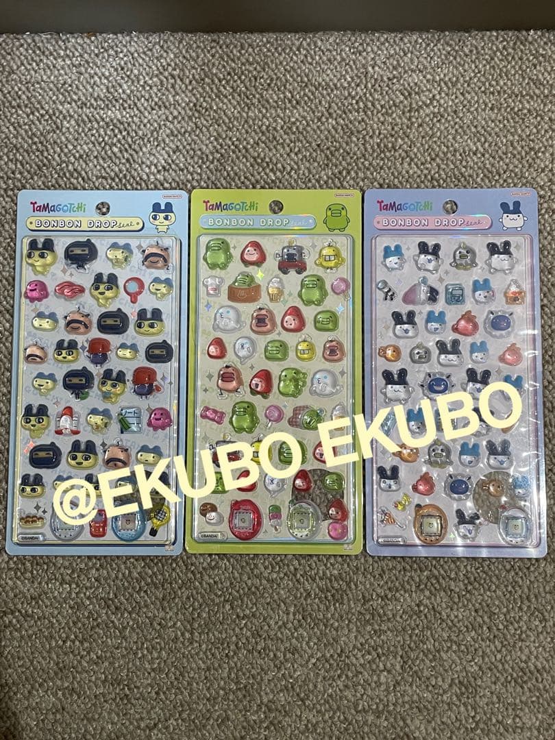 【国内正規品】たまごっち ボンボンドロップシール まめっち みみっち くちぱっち