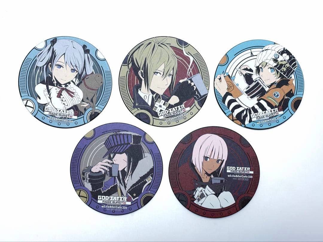 【送料込】GOD EATER（ゴッドイーター）特典コースター3点セット