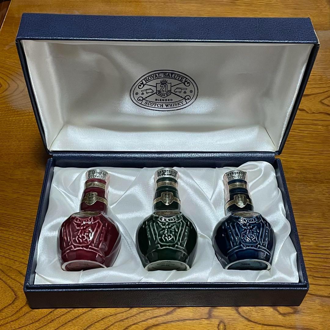  SALUTE ロイヤルサルート 21年 ミニボトルセット 箱付き