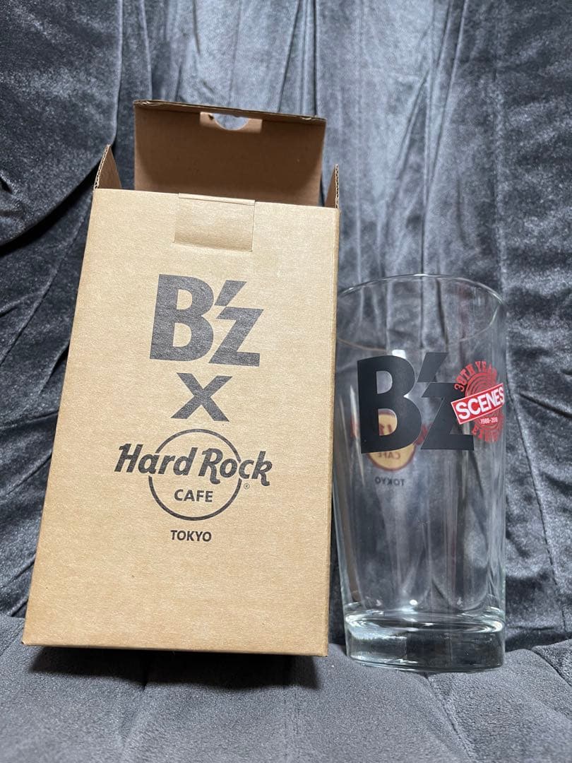 B'z☆エキシビジョン☆ハードロックカフェコラボ限定☆パイングラス