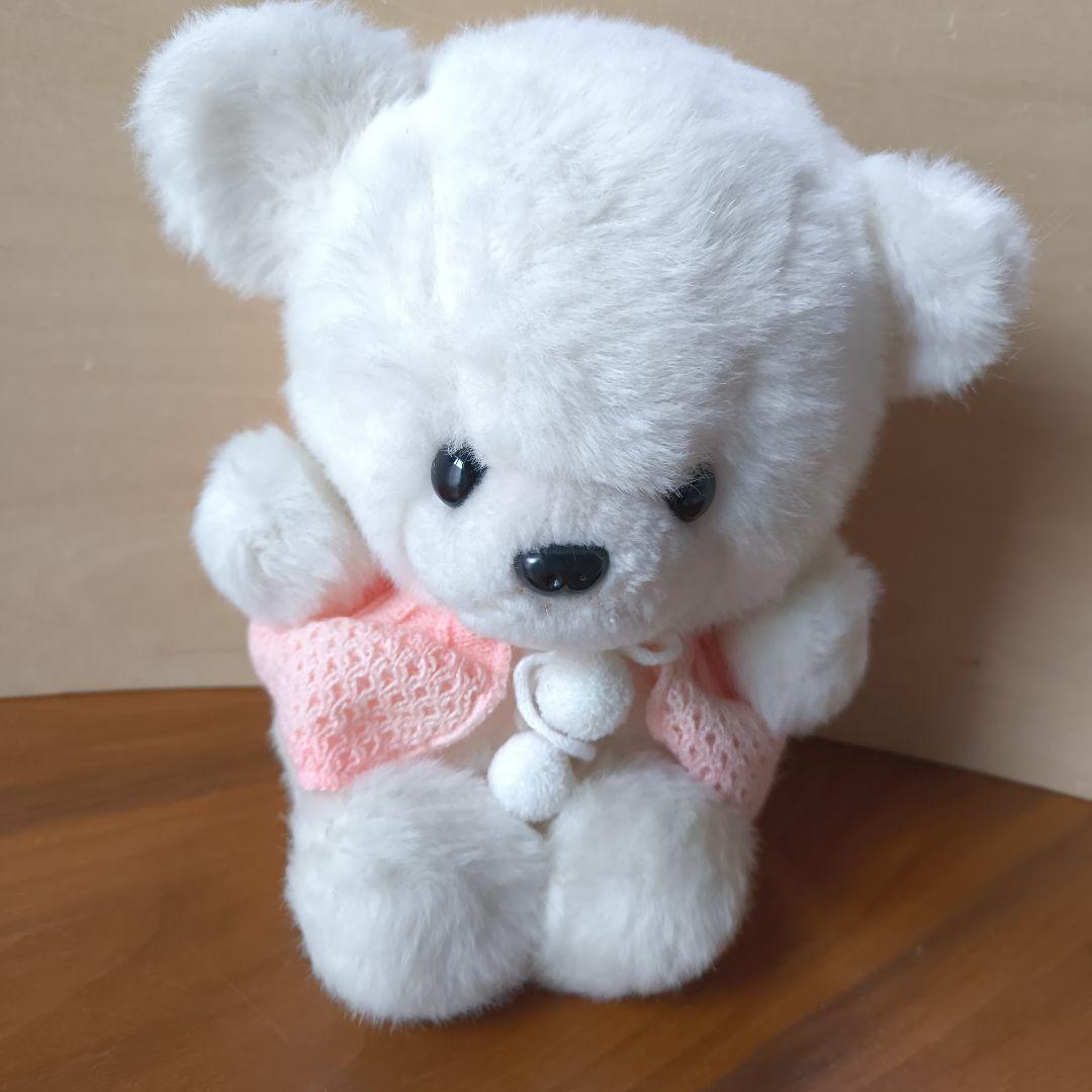 ナカジマ　中嶋製作所　しろくま　テディベア　昭和レトロ　ぬいぐるみ