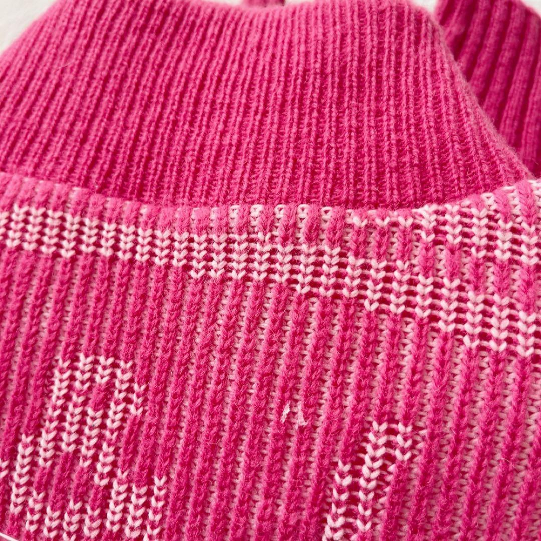 専用　マークアンドロナ　中綿　ニットジャケット　裏地　ピンク　スカル　ウール