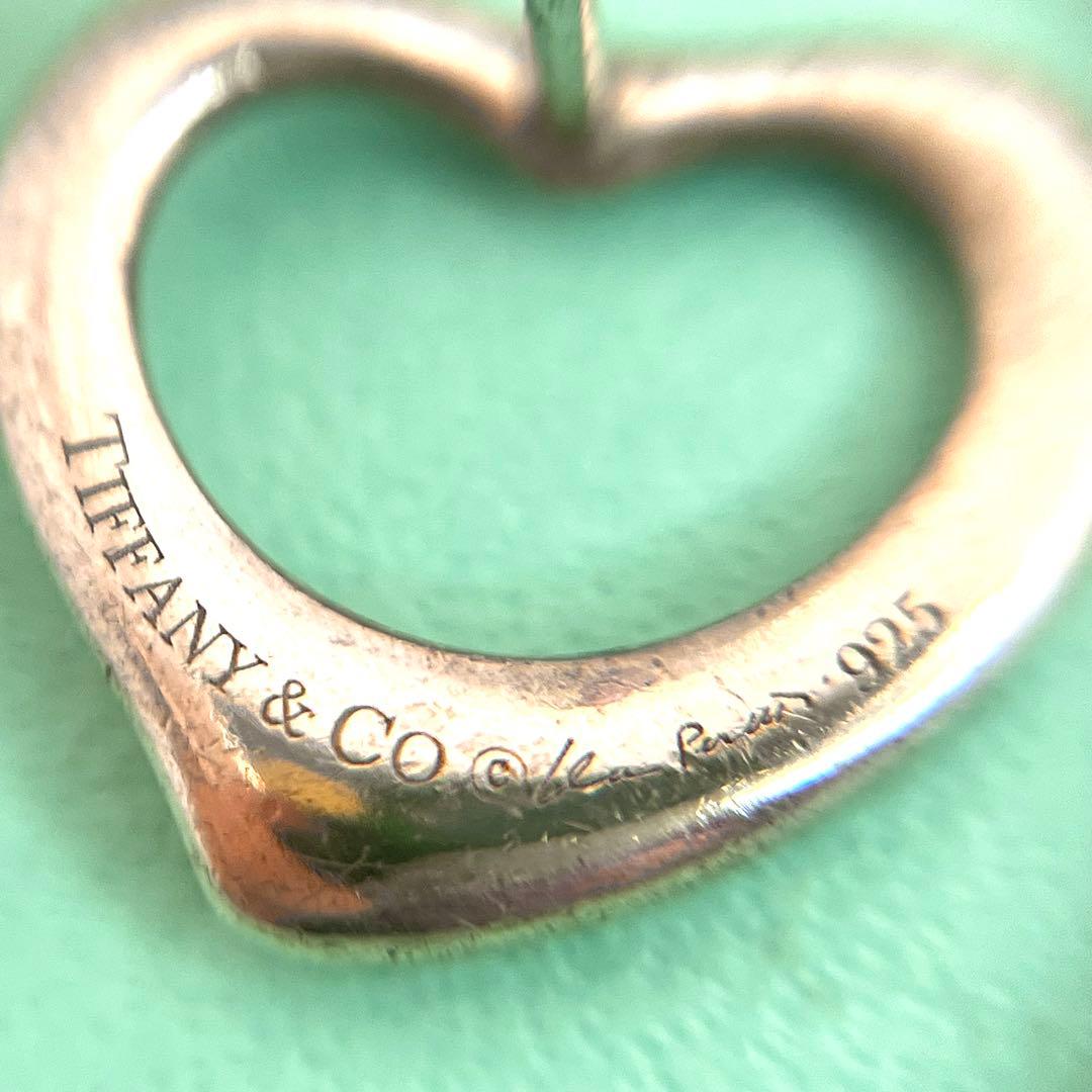 TIFFANY&Co. ティファニー オープンハート ピアス シルバー925