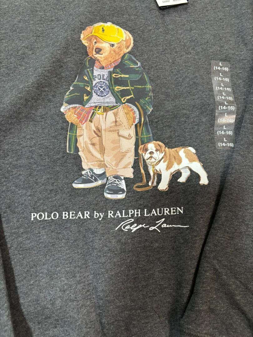 2025最新作新品ラルフローレンボーイズポロベア　トレーナーボーイズL160