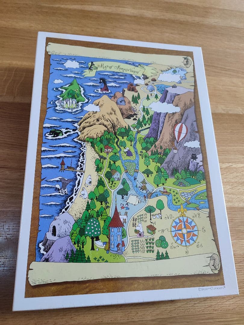 レア　ムーミン谷地図・Ⅱ ジグソーパズル　1000ピース