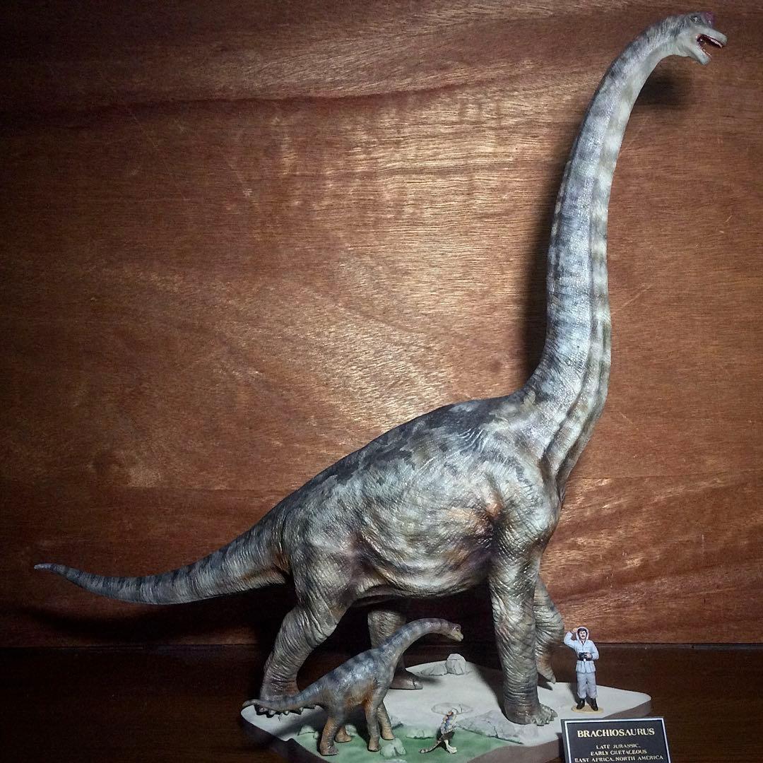 タミヤ ブラキオサウルス 情景セット 完成品！