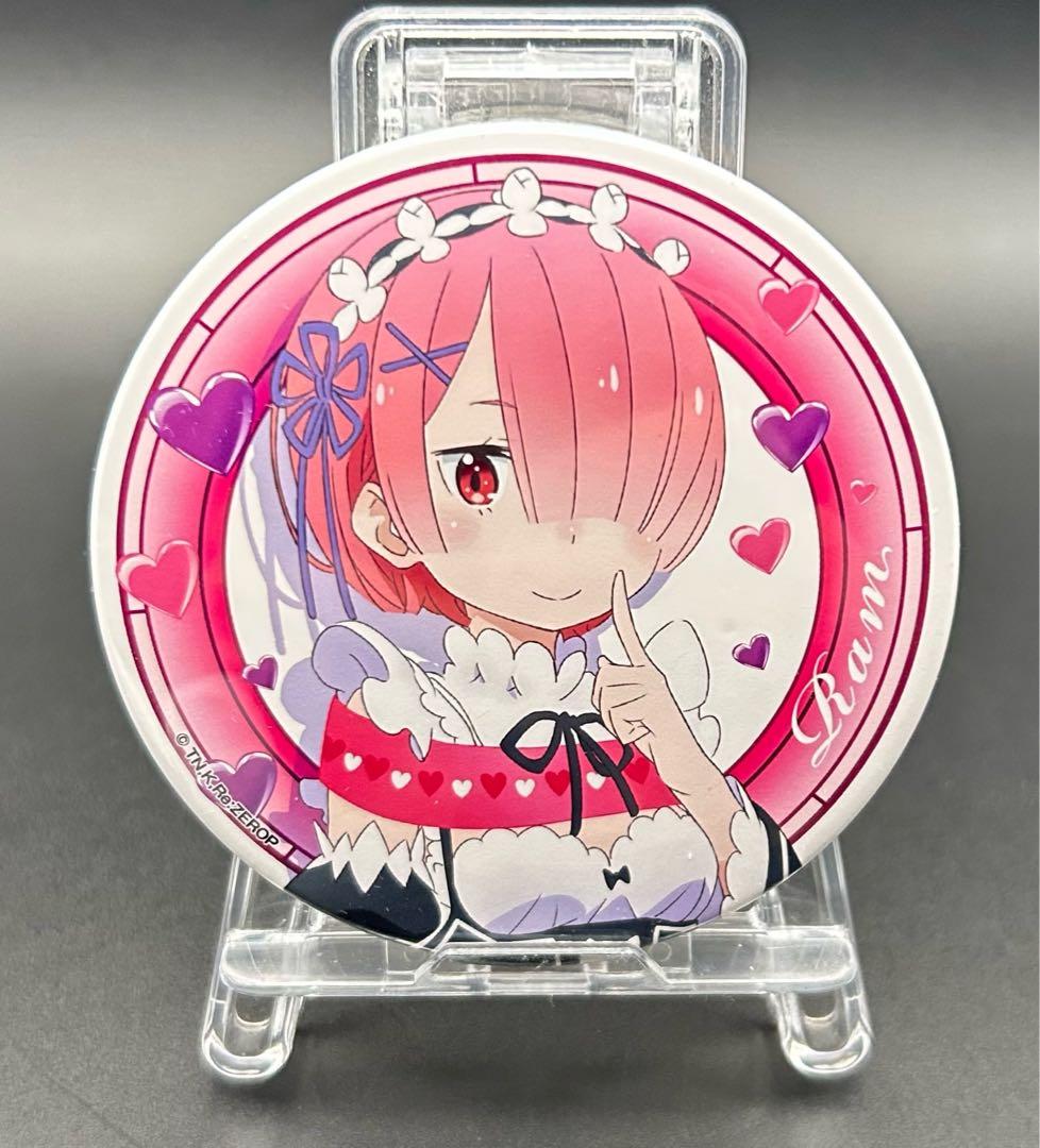 Re:ゼロから始める異世界生活 ラム セガコラボ　カフェ 缶バッジ リゼロ