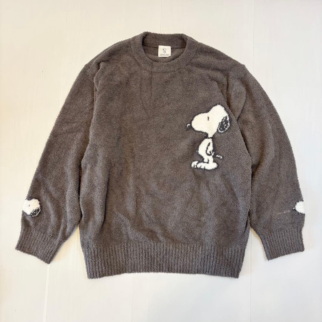 ジェラートピケ スヌーピー ルームウェア グレー L