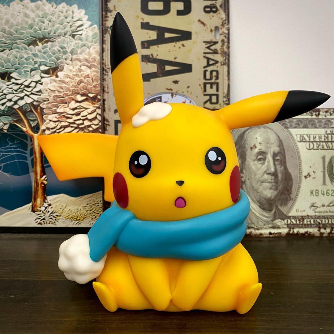 ピカチュウ フィギュア 青いスカーフ約23cm