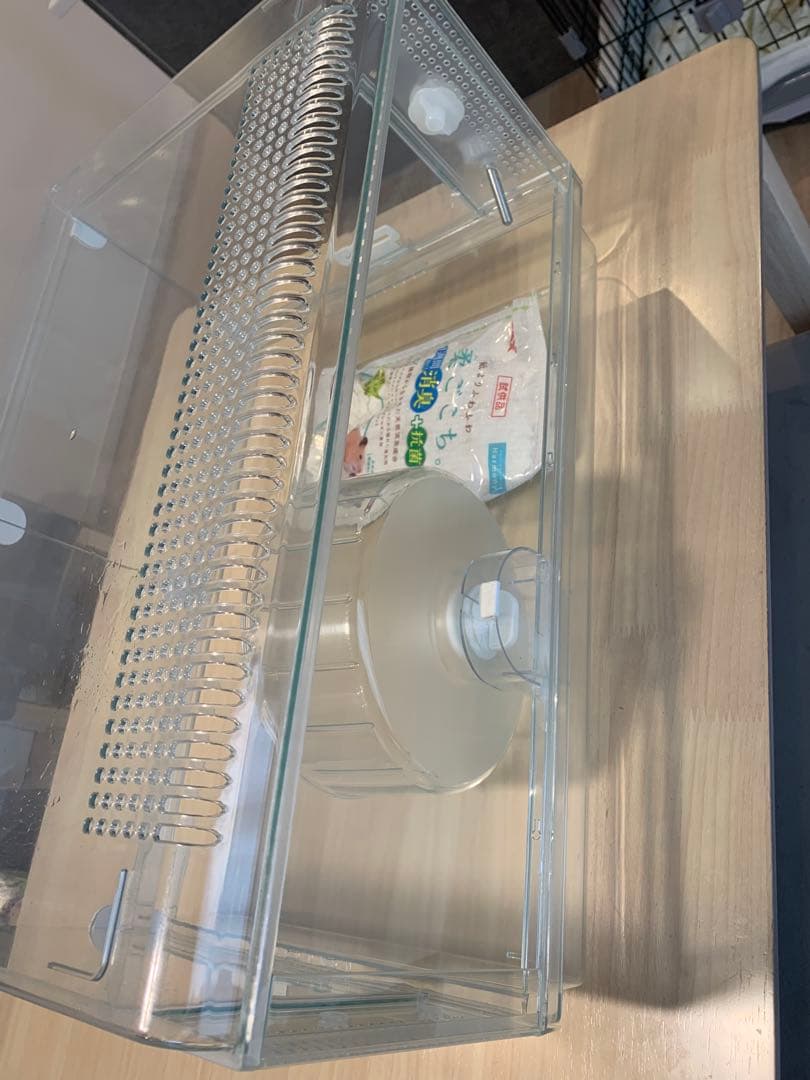 【美品】グラスハーモニー600プラス　ハムスターケージ