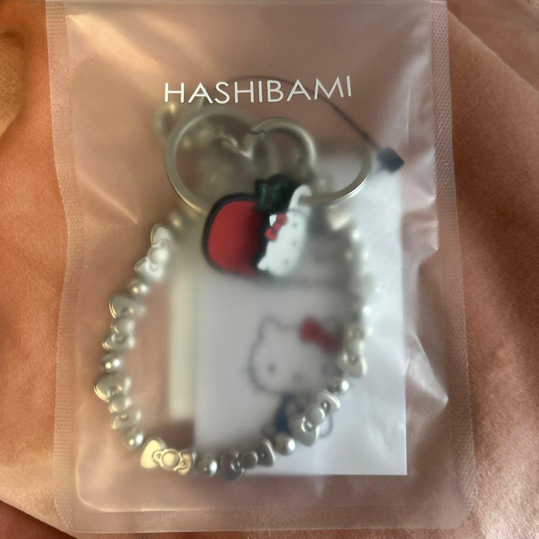 HELLO KITTY*S&S*HASHIBAMI リボンビーズハンドストラップ