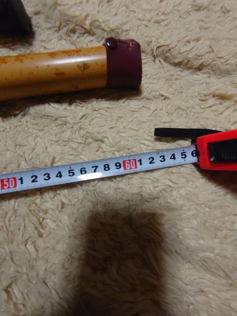 尺八本体 竹製 2本セット 約60cmと50cm
