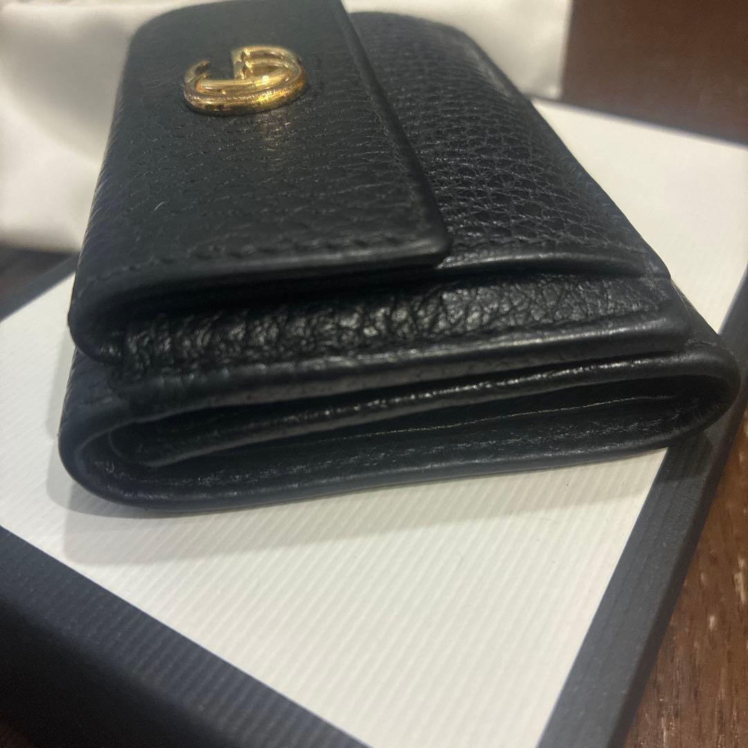 胡桃様　GUCCI 三つ折り財布　黒
