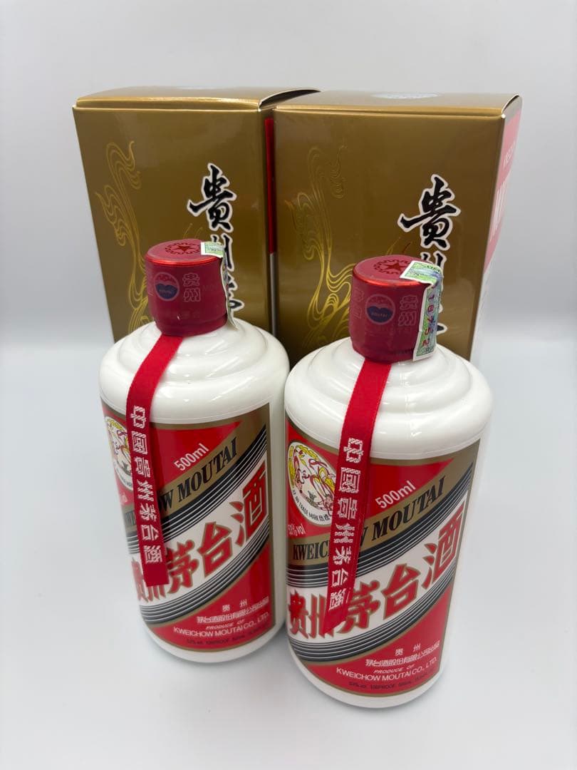 未開封 貴州茅台酒 マオタイ Moutai 500ml 2本セット 2024年製