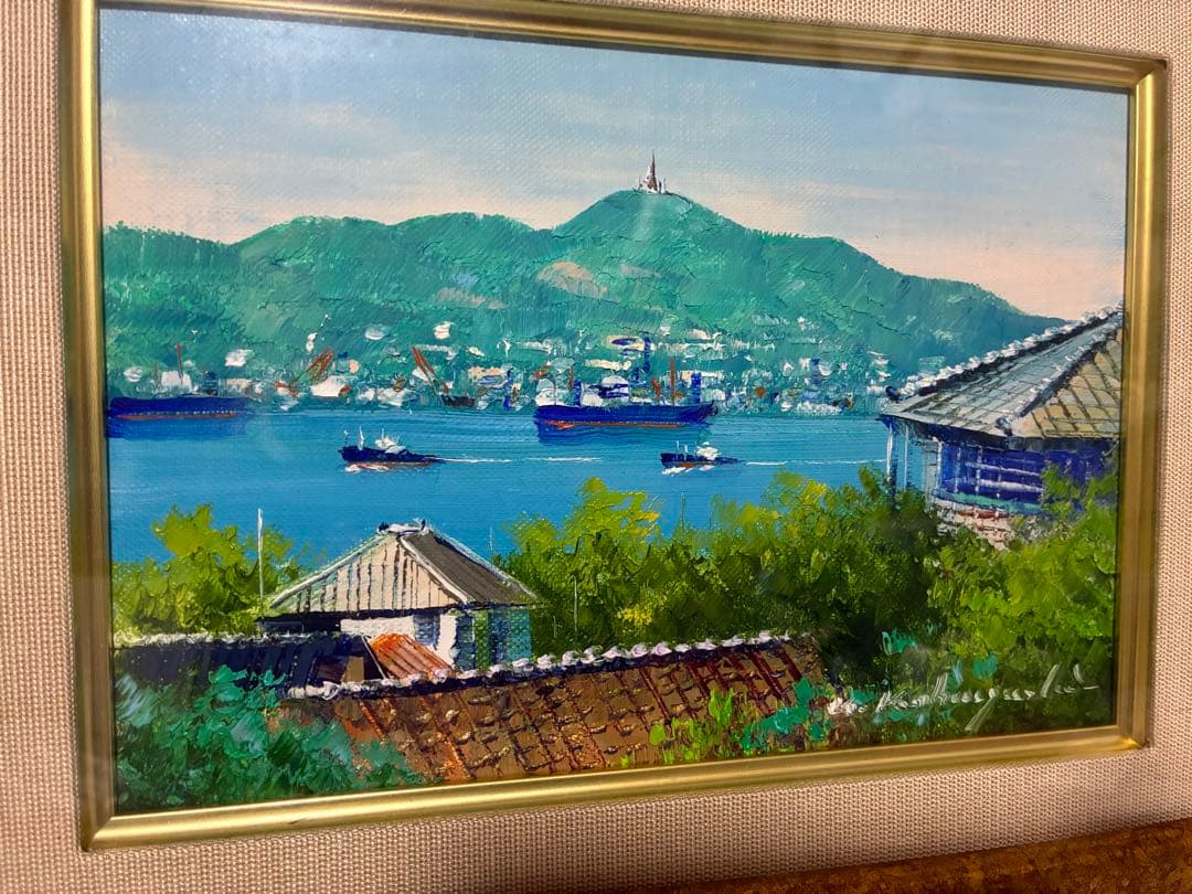 小林幸三　長崎風景　油彩　SM サイズ