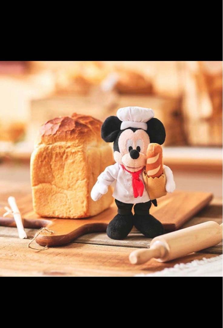 ミッキー ぬいぐるみキーホルダー・キーチェーン MICKEY'S BAKERY