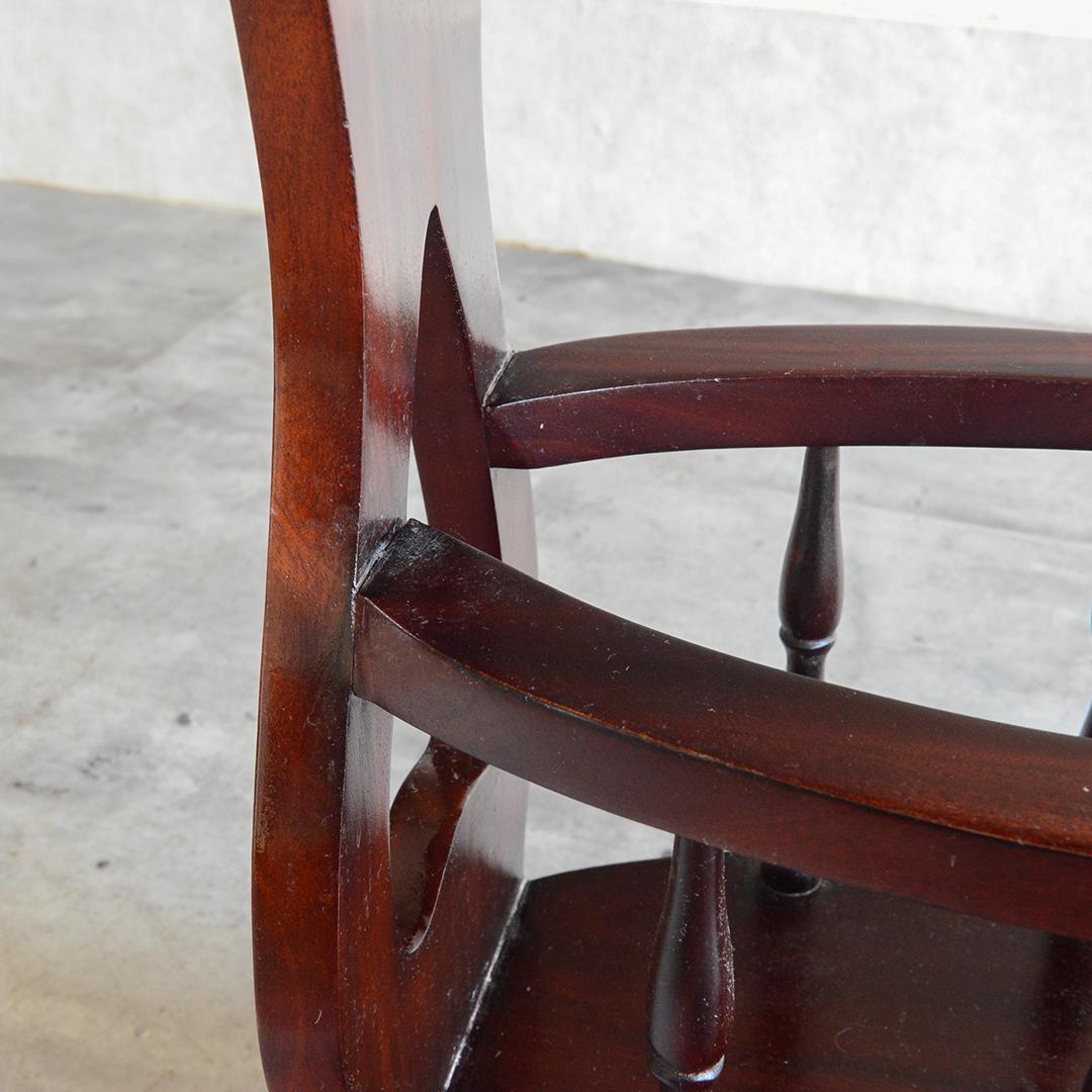 クラシック サイドテーブル オーバル マガジンラック ワインテーブル 雑誌収納