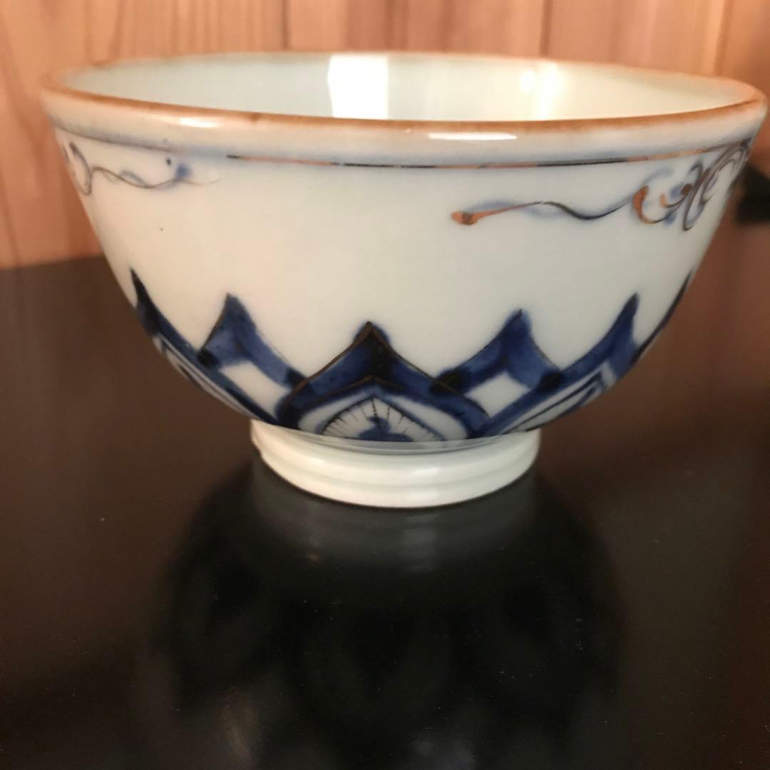 鶴丸茶碗　茶道具　茶室　茶碗