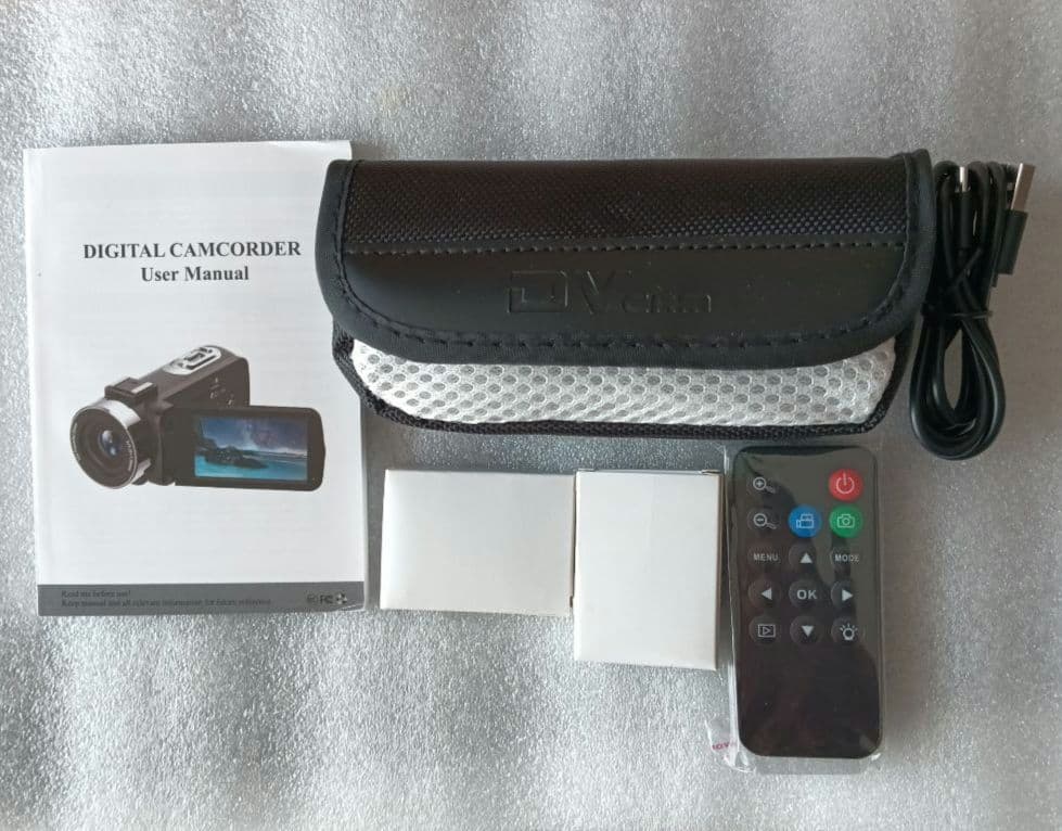 ビデオカメラ 4K30FPS 48MP 18Xデジタルズーム IRナイトビジョン