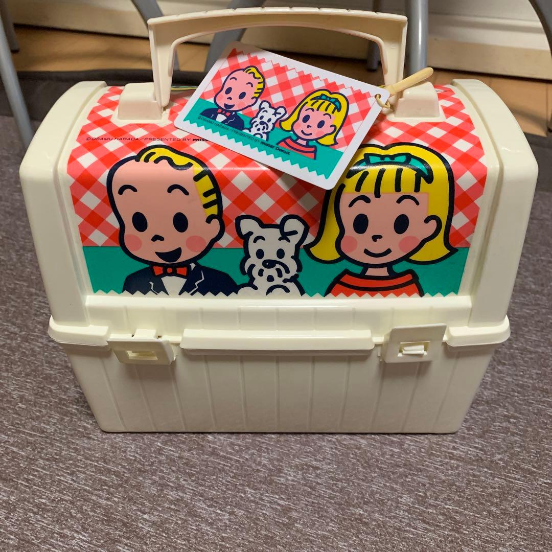 未使用　オサムグッズ ランチボックス 元気が出るBOX ミスド　昭和レトロ