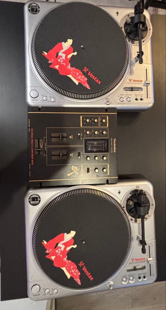 Vestax ターンテーブル 2台セット ミキサー付き