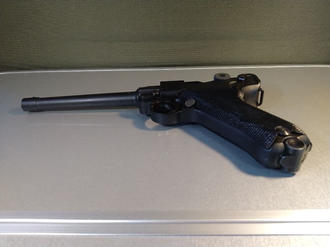 希少な美品！タナカ製　ルガーＰ０８　６インチ！　作動快調なガスブロ、ガス漏無し！