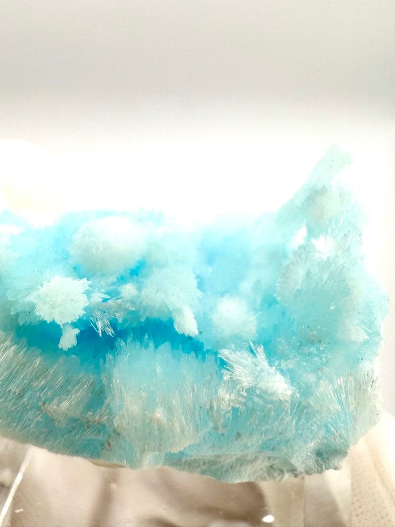 ブルーアラゴナイト　霞石　原石　天然石　鉱物標本　鉱物　石