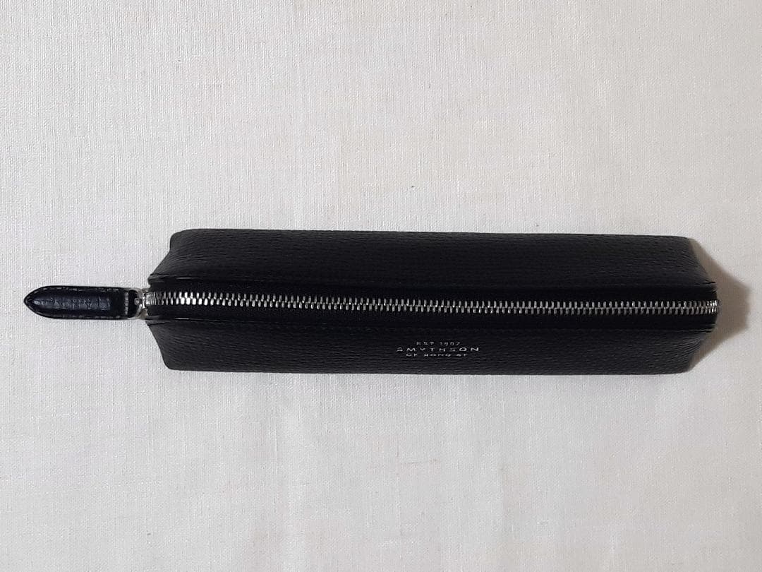 SMYTHSON ペンシルケース LUDLOW ブラック ペンケース 筆箱