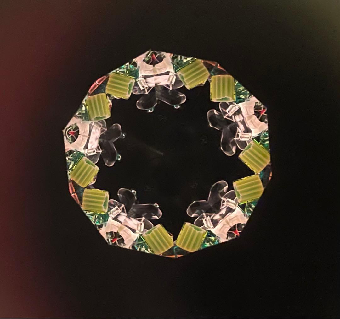 【万華鏡】ステンドグラス/オイル　池田憲昭作 希少品　袋付き