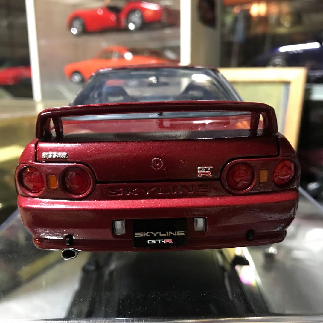 1/18京商製スカイライン GTR ミニカー 赤カスタム