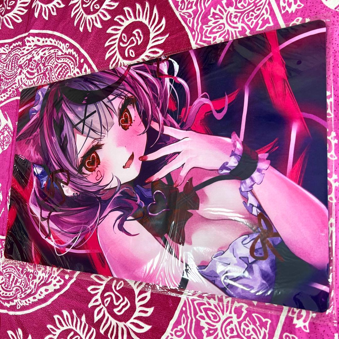 【超貴重】ホロライブ 沙花叉クロヱ クロエ ハート 白詰草 プレイマット
