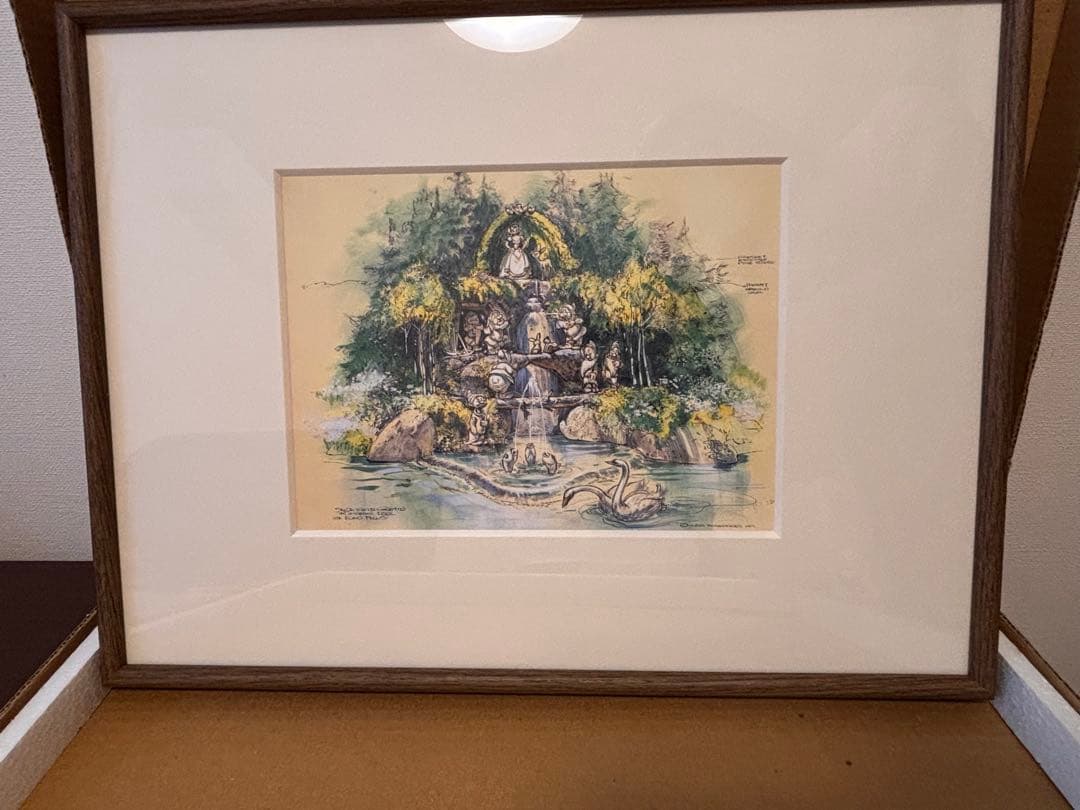 ☆ディズニー　白雪姫　アートギャラリー　願いの井戸☆プリンセス　アート