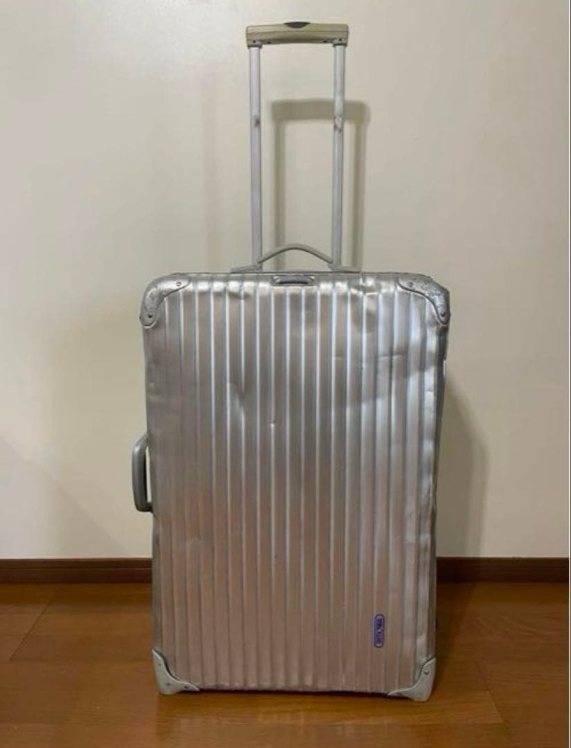 リモワ rimowa トパーズ　シルバーインテグラル 82L 2輪 アルミ青ロゴ