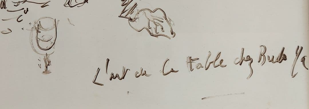 ジャン・フサロ「フサロ展より」ペン画
