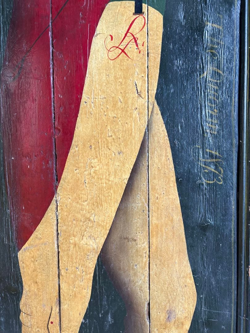 大きなイギリスのアンティーク壁掛け 2枚　高さ174cm ※サイズ間違えてました