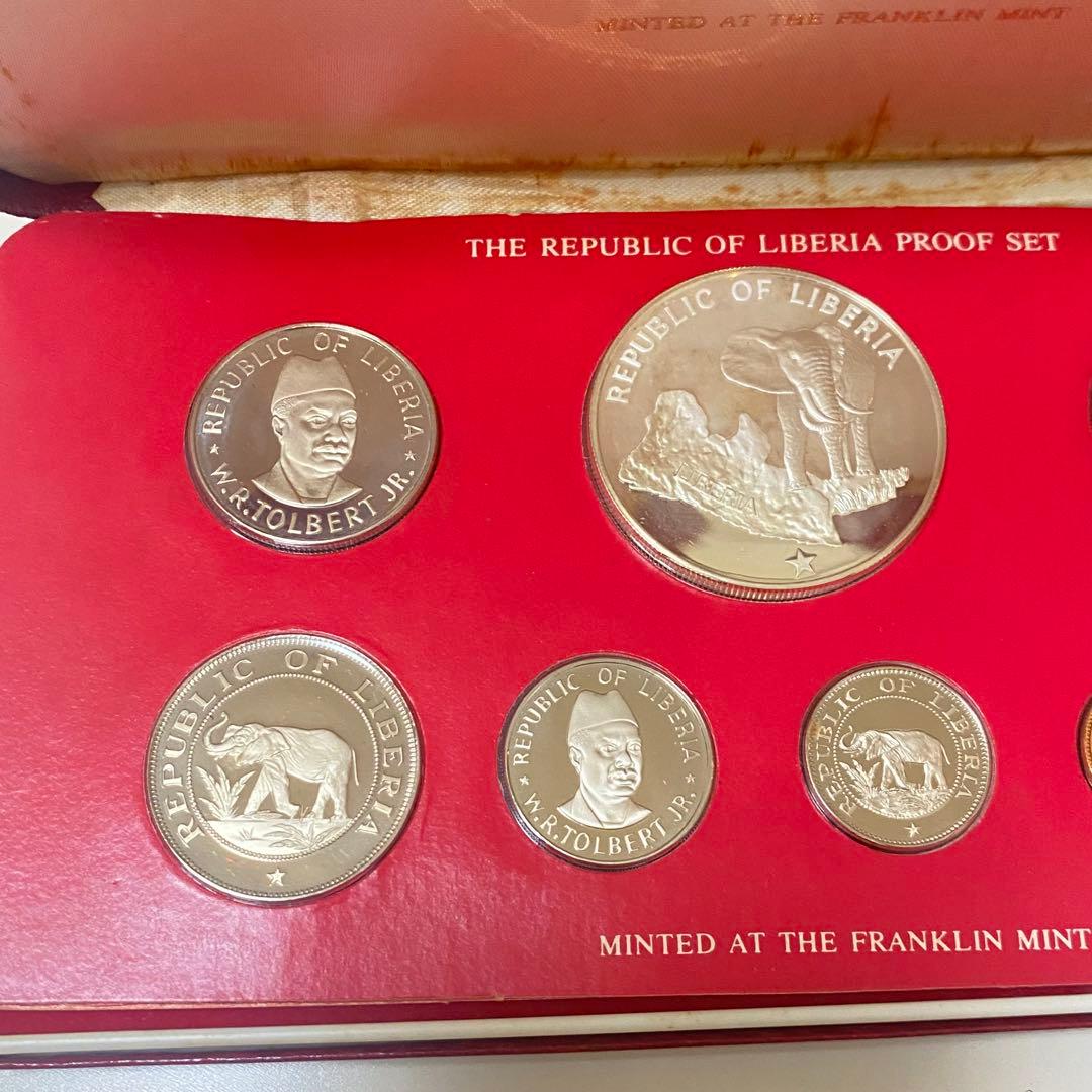 1978年 リベリア共和国 プルーフ セット フランクリン・ミント