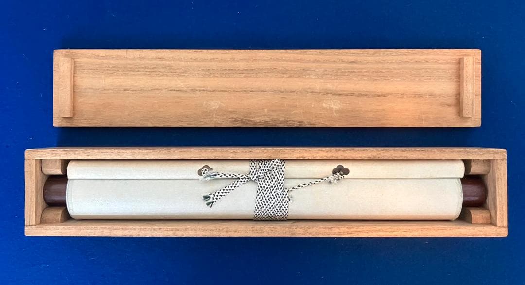 隠元隆琦／黄檗「書」掛軸 紙本：中国 福建省 江戸期 煎茶道＊