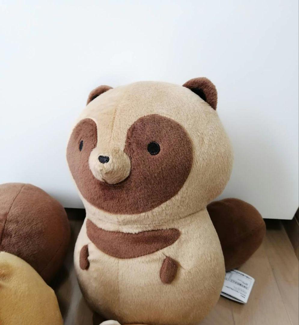 初期　タヌキとキツネ　タヌキぬいぐるみまとめセット