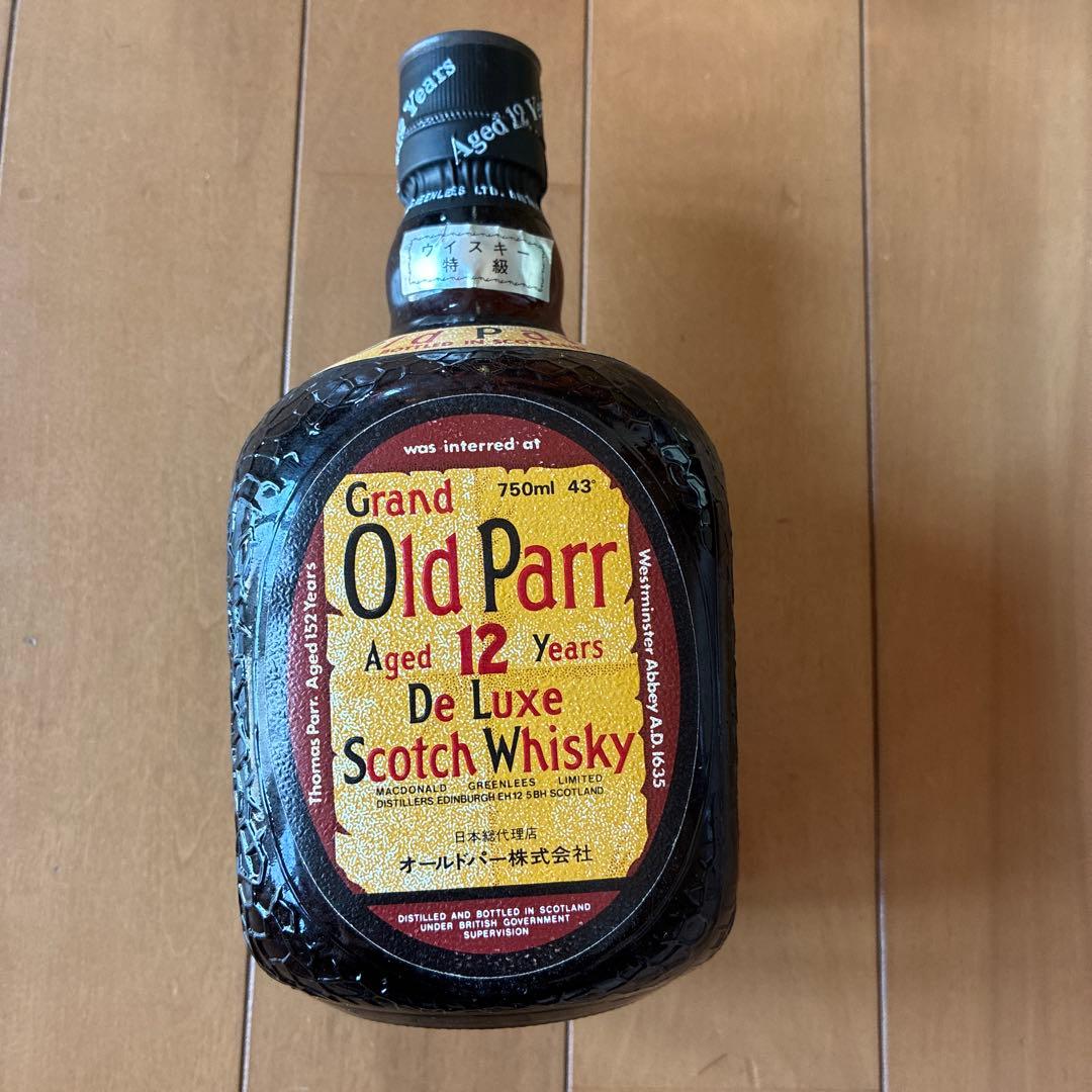 Old Parr 12年スコッチウイスキー　特級従価 43%