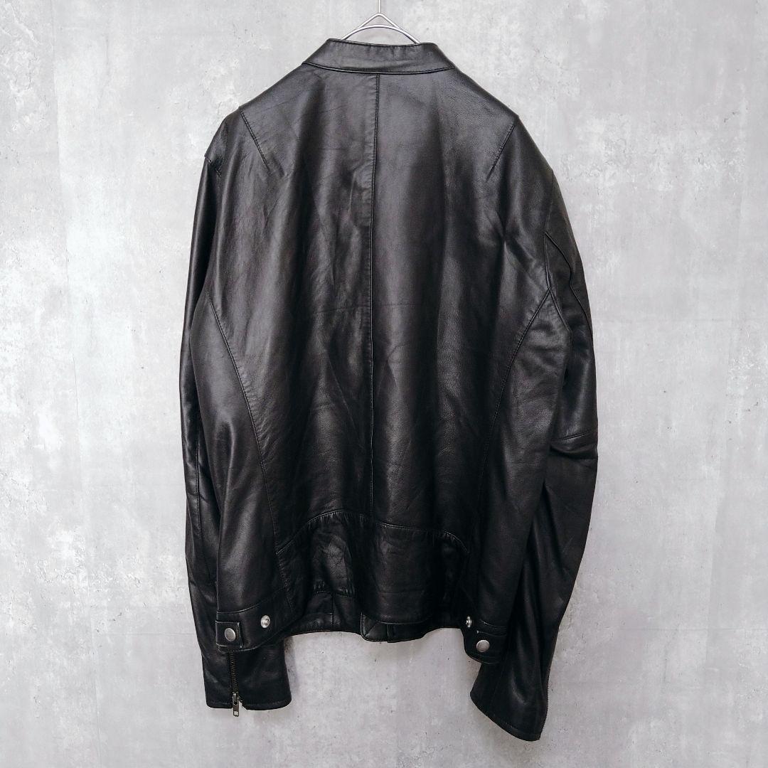 Lサイズ ジャーナルスタンダード 短丈 ラムレザー シングルライダースジャケット