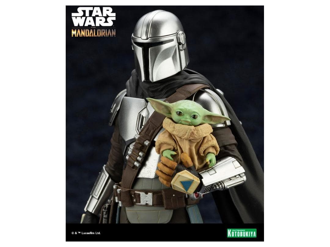 【新品】ARTFX+ マンダロリアン & グローグー withベスカースタッフ