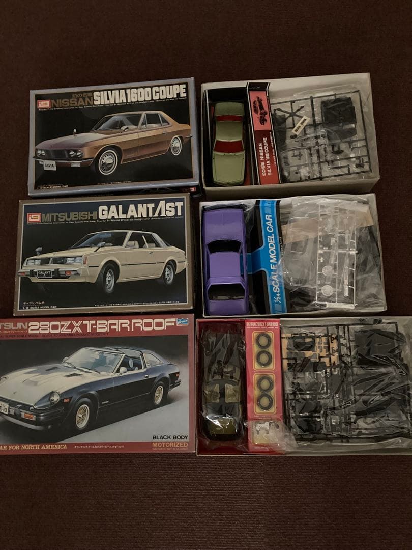 ふくてる日本のクラシックカー プラモデル セット