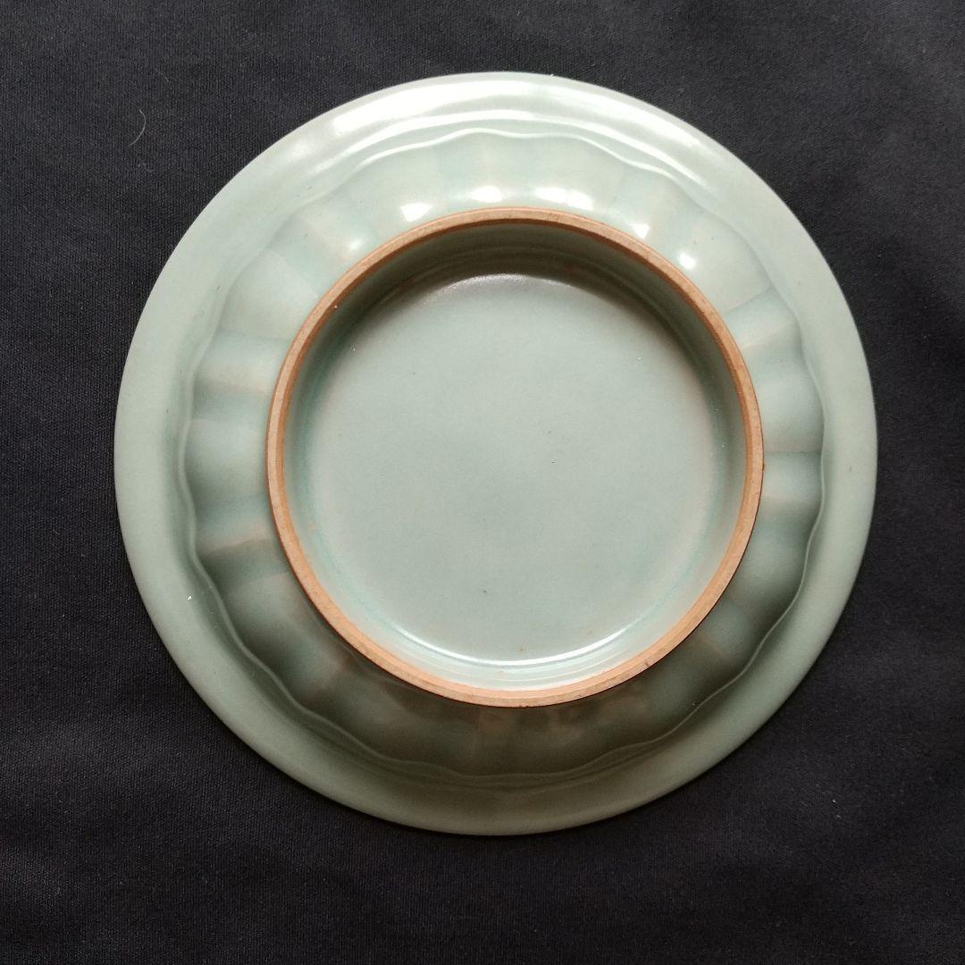 中国 龍泉窯 皿 元時代 骨董 茶道具