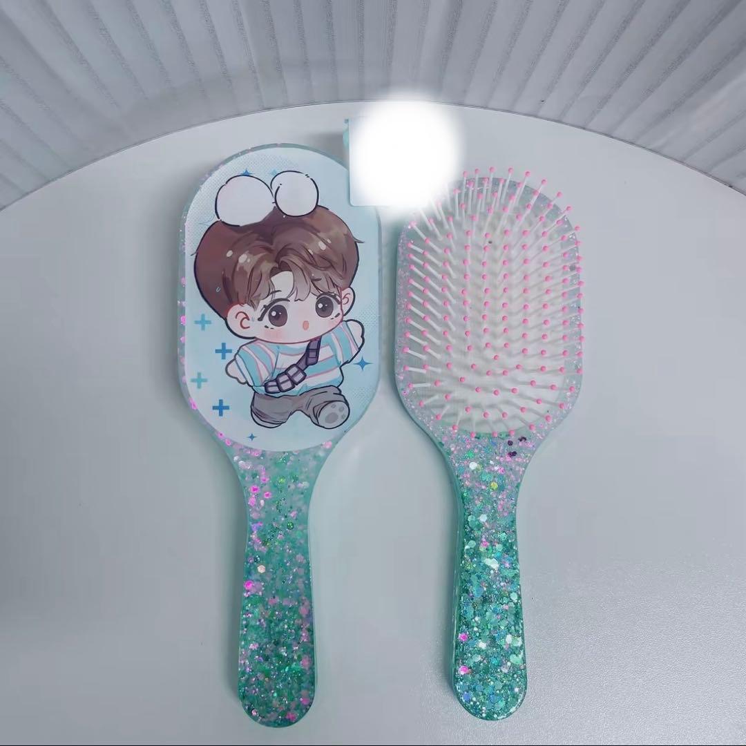 肖戦 超大レジンエアークッション付きヘアブラシ　12点セット❣️確認用0109