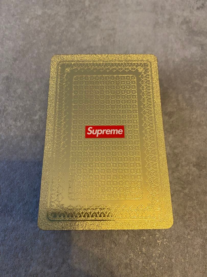 激レア　激安シュプリーム Supreme ゴールド トランプ