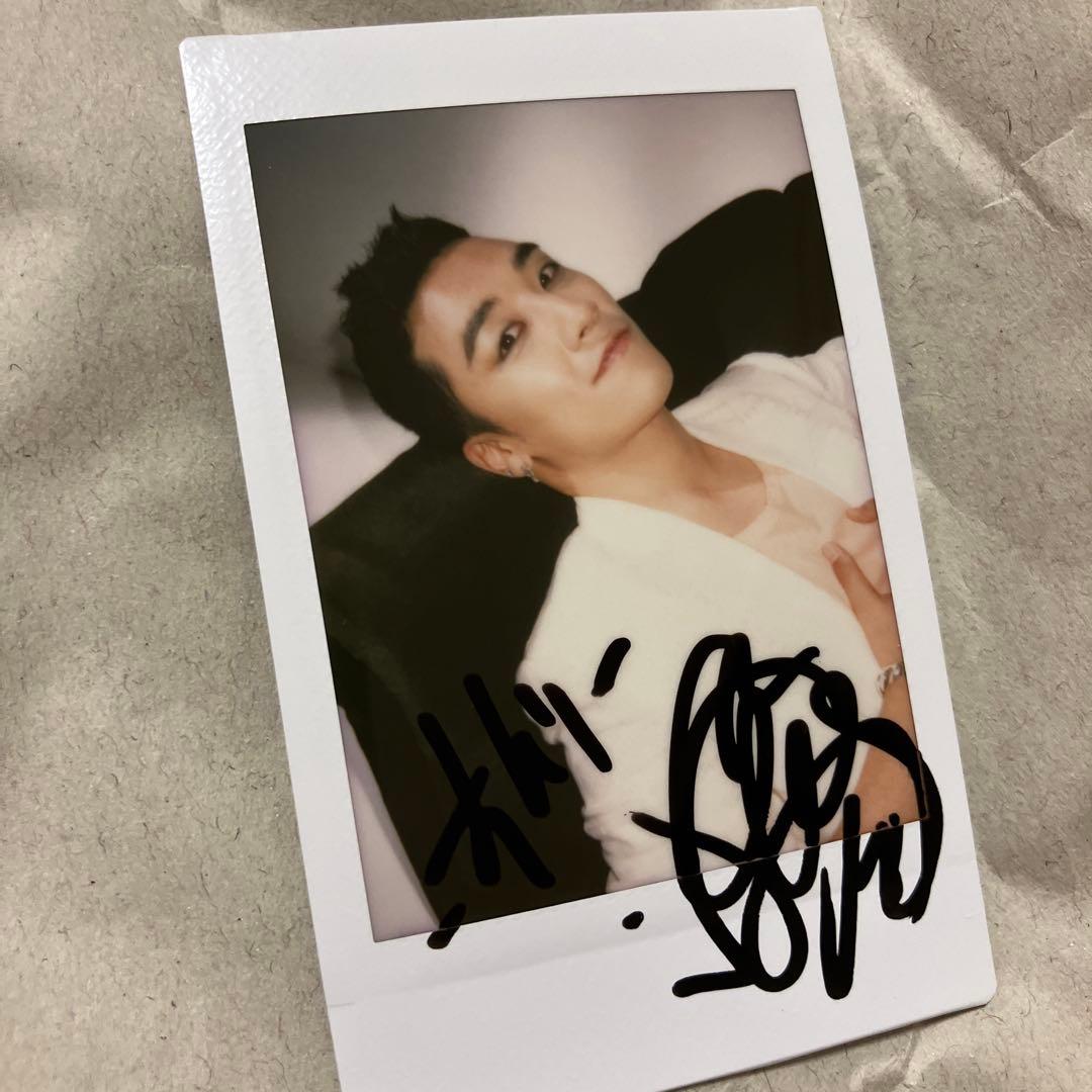 【訳アリ】BIGBANG SEUNGRI V.I スンリ　サイン入りチェキ