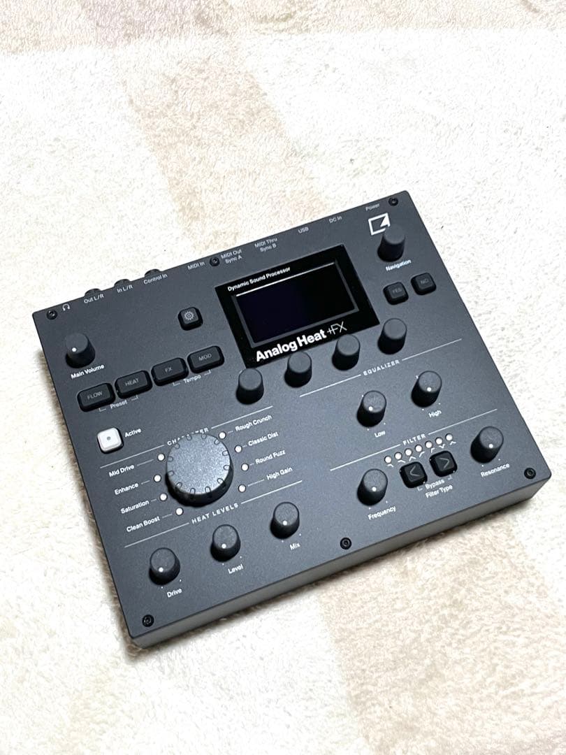 elektron Analog Heat +FX 純正カバー L型電源ケーブル