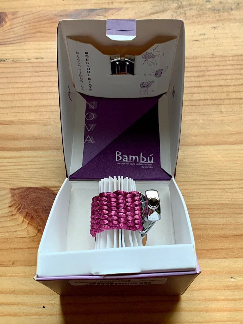 ソプラノサックス bambu NOVA ligature アメジストパープル