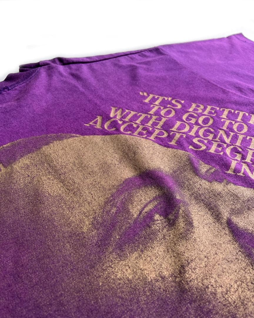 90's \" キング牧師 \" 総プリント Tシャツ