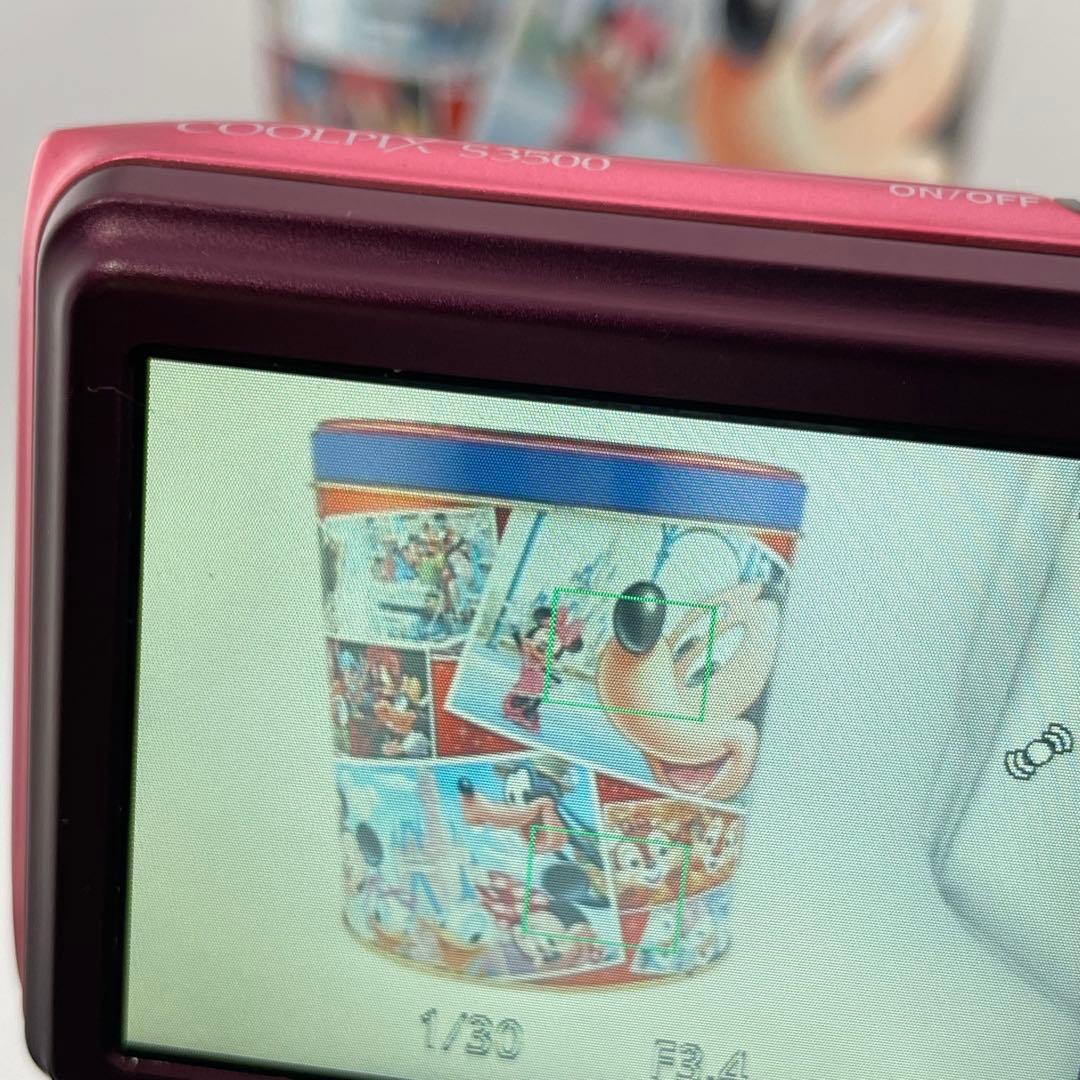 実写美⭕️良品【動作確認済】Nikon COOLPIX S3500 ピンク